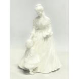 A Limited Edition Royal Worcester ‘Mothering Sunday’ figurine. 15x22cm.