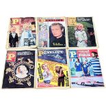 A collection of 1966 Lady Penelope comic books.