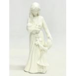 A Royal Worcester ‘New Arrival’ figurine. 22cm