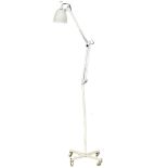 A large vintage Herbert Terry anglepoise trolley floor lamp. Redditch Worcs. Herbert Terry & Sons