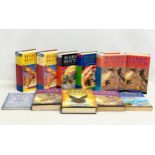 A collection of Harry Potter books.