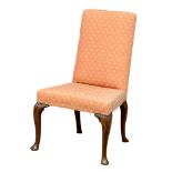 A late 19th century George II style mahogany side chair. 59x61x98