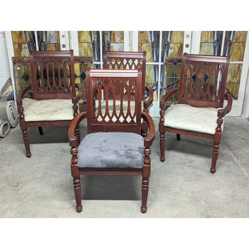 A set of 4 armchairs
