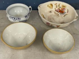 19th and 20th century bowls and baking bowls etc.