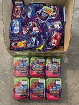 A large collection of Match Attax cards.