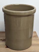 A large ceramic pot