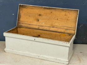 A Victorian tool chest. 89x34x30cm
