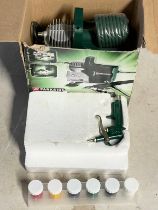 A Parkside airbrush set in box.