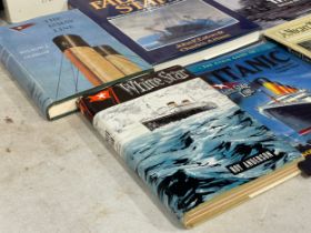 A good collection of books on Titanic, White Star Line, Great Irish Houses and Castles. Including