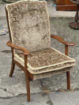 A vintage armchair.