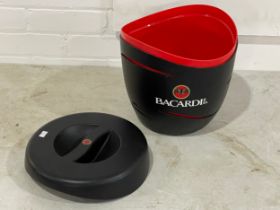 A Bacardi ice bucket. 28x28cm