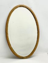An Edwardian gilt framed mirror. 81x51cm.