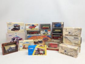 A collection of model cars, including Corgi, Matchbox, Dinky.