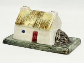 A rare Pater Brennan & Paul Henry ceramic cottage ‘This Paul Henry Cottage’ made in Ireland at the