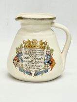 A MacIntyre Burslem commemoration jug. Early Moorcroft. 1911. In Commemoration of the Coronation