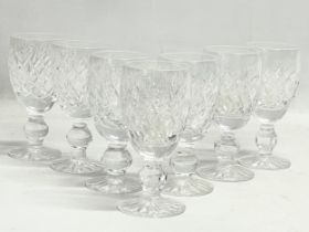 A set of 7 Waterford Crystal ‘Boyne’ sherry glasses 5x11cm