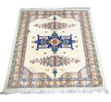 A vintage Middle Eastern rug. 195x138cm