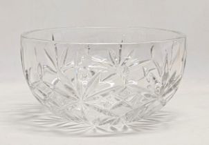 A Tiffany & Co. Crystal Enterprise bowl. 20.5x10.5cm