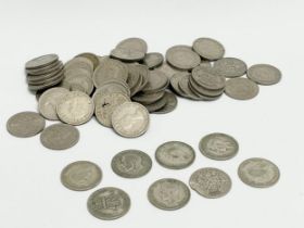 8 silver coins and others. Silver Weighing 21.62 grams.