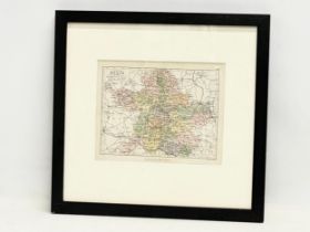 A vintage map of County Meath, Ireland. By George Philip & Son, London & Liverpool. 37.5x35.5cm
