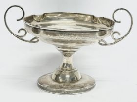 A sterling silver trophy. Chester. 114.6 grams filled