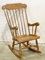 A rocking chair.