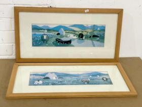2 Thomas Joseph prints. 61.5x32cm
