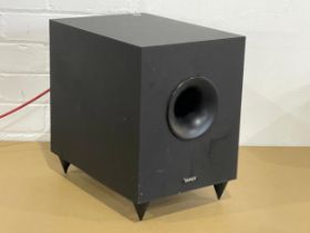 A Tannoy TFX Powered Subwoofer speaker.