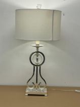 A large modern decorative table lamp. 83cm