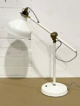 A large desk lamp.