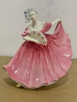 A Royal Doulton ‘Elaine’ figurine. 21x19.5cm