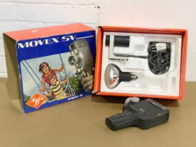 A vintage Agfa Movex SV Automatic Super 8 camera in box.