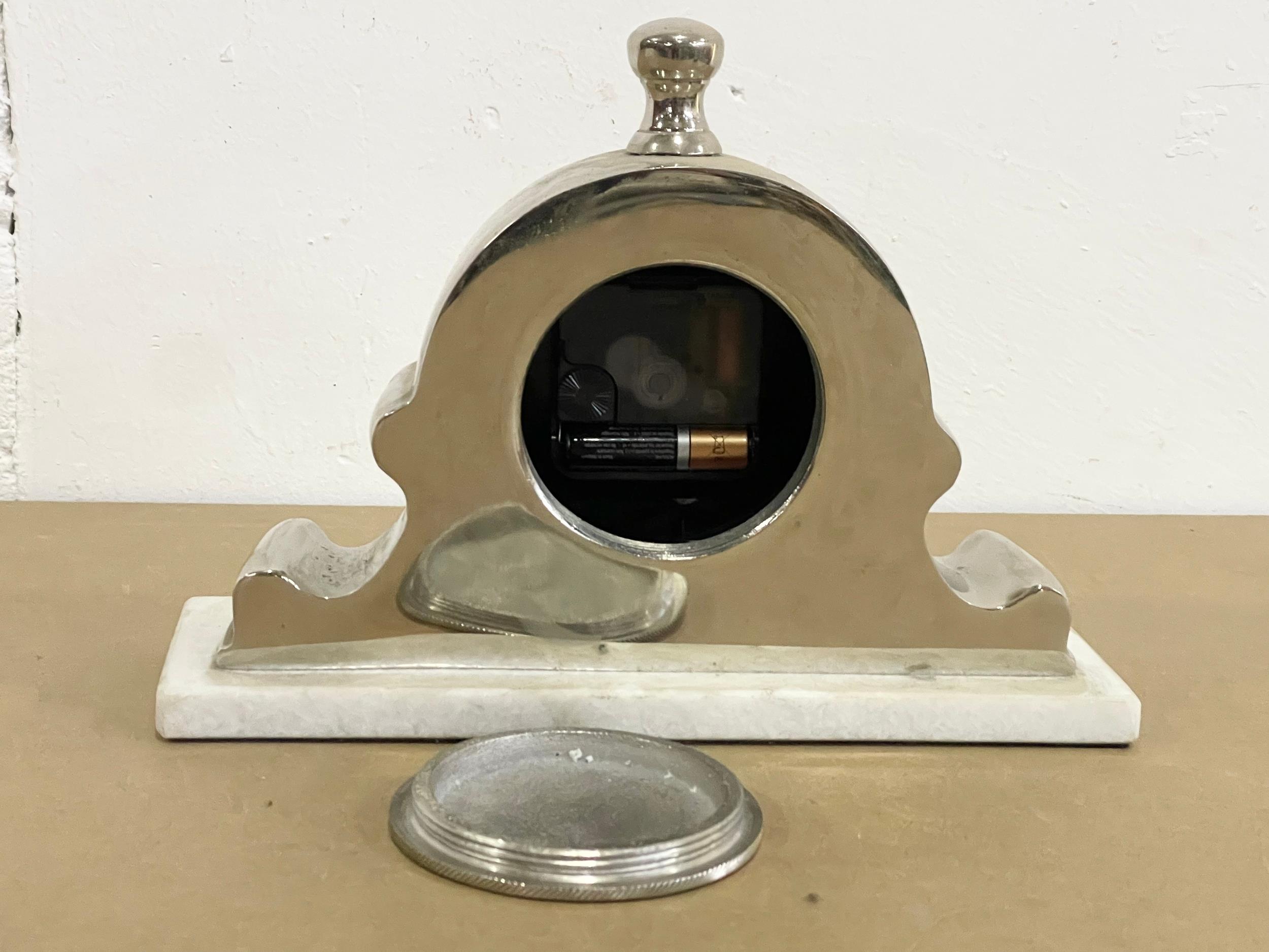 A Madison Clock Company mantle clock. 25x8x19cm - Bild 2 aus 2