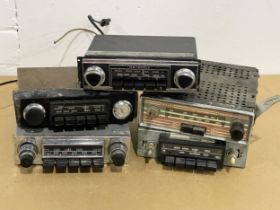 Vintage car radios. Motorola x2, Philips, Ford etc