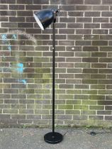 A modern angle poise floor lamp. 173cm