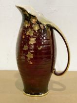 A vintage Crown Devon Fieldings ‘Rouge Roy’ lustre jug. 27.5cm