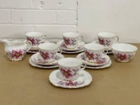 A 19 piece Regal porcelain tea set