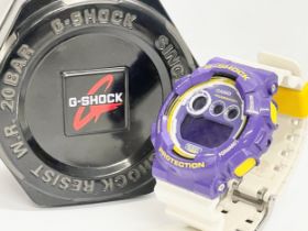 A Casio G-Shock Protection watch with box. GD120CS.