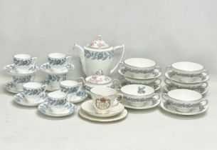 A collection of Mintons coffee and dinner ware.