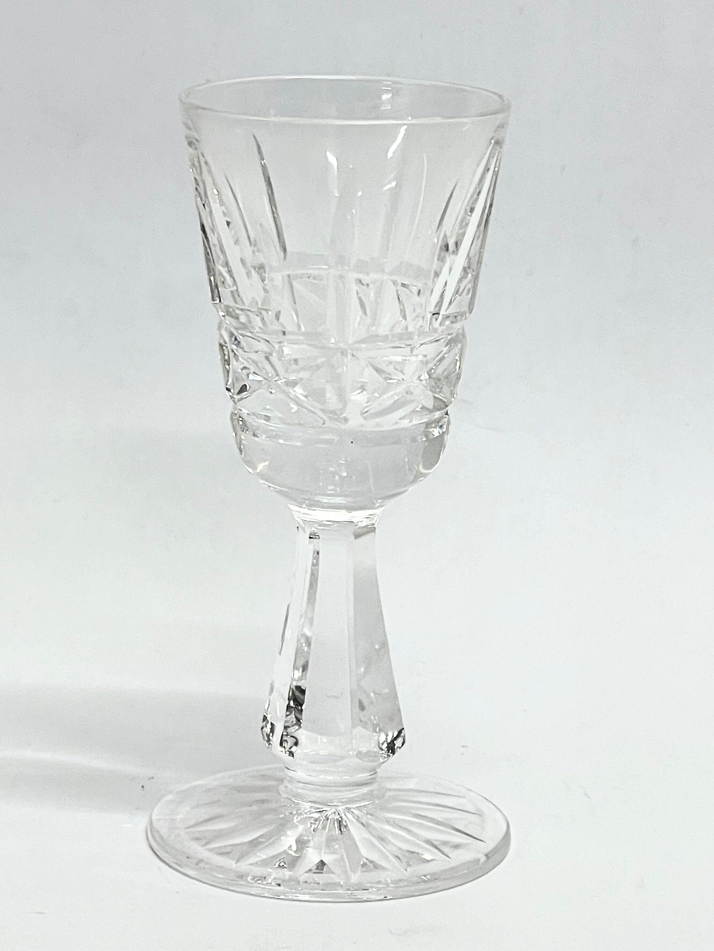 A set of 3 Waterford Crystal ‘Kylemore’ port glasses. 10cm - Image 2 of 2