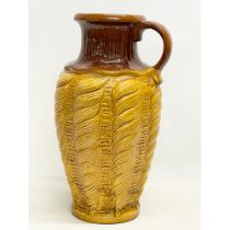 A large Mid Century West German vase with handle. 26x46cm