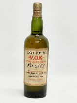 A vintage Locke’s V.O.K Special Liqueur Pot Still Whiskey. John Locke & Co LTD. Kilbeggan. Age