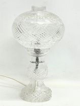 A large Tyrone Crystal ‘Slieve Donard’ table lamp. 41cm