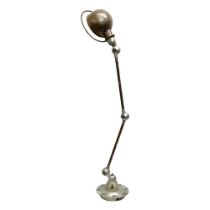 A large 1950’s industrial lamp designed by Jean-Louis Domecq. 117cm