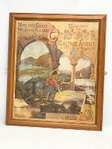 A vintage ‘Midland Great Western Railway of Ireland’ poster. 58.5x69cm