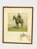 A signed Charles Johnson Payne 'Snaffles’ (1884-1967) coloured print “Andsome Is Wot Andsome Does”