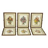A set of 6 large French Still Life prints. 51.5x67cm