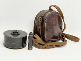 An early 20th century Stanley pocket sextant.