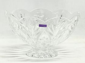 A large Waterford Marquis ‘Canterbury’ bowl. 25x14.5cm