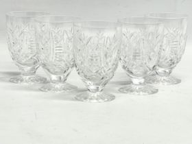 A set of 5 Waterford Crystal ‘Clare’ juice glasses. 10cm